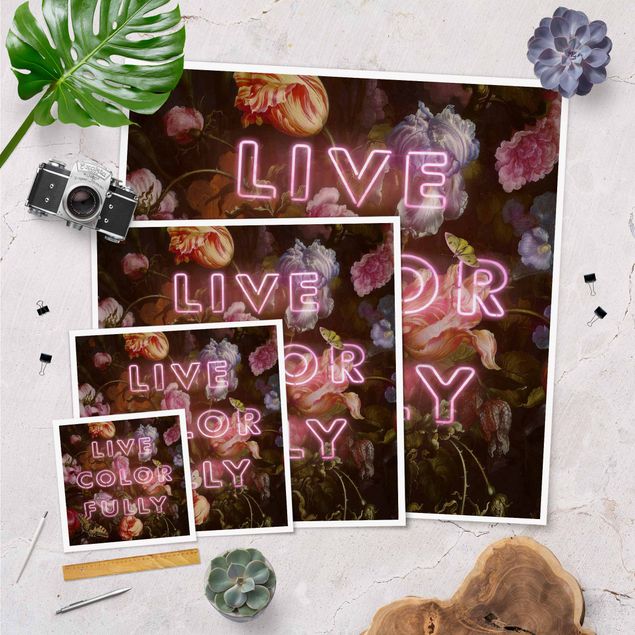 Poster Live Color Fully