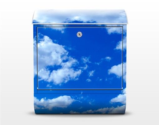 Design Briefkasten Wolkenhimmel