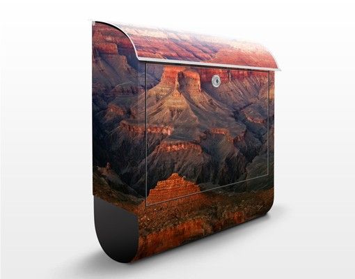 Briefkasten Natur Grand Canyon nach dem Sonnenuntergang