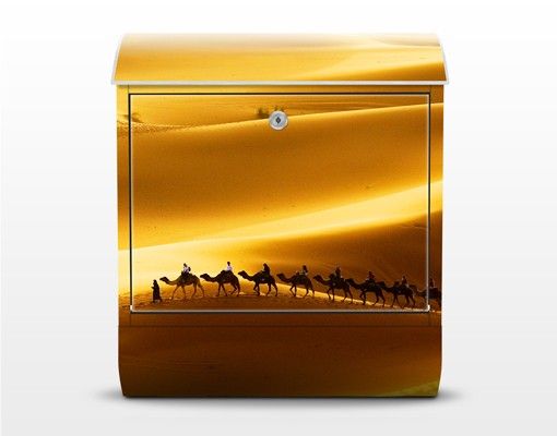 Briefkasten gelb Golden Dunes
