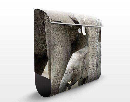 Briefkasten Tier Elefantenliebe