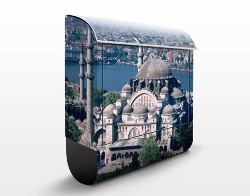 Postkasten grau Moschee Istanbul