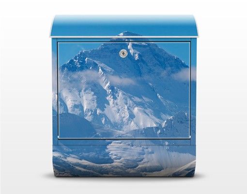Briefkasten blau Mount Everest