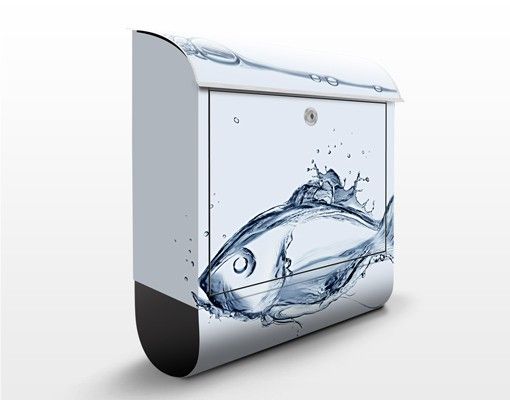 Tierbriefkasten Liquid Silver Fish