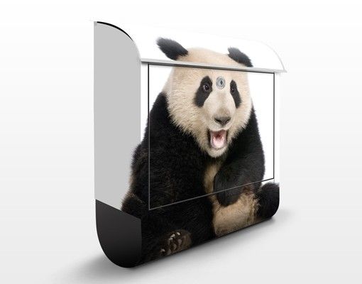 Briefkasten Tier Lachender Panda