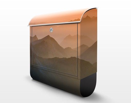 Design Briefkasten Blick von der Zugspitze