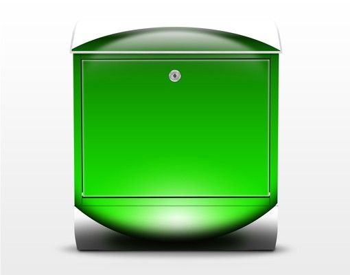 Design Briefkasten Magical Green Ball