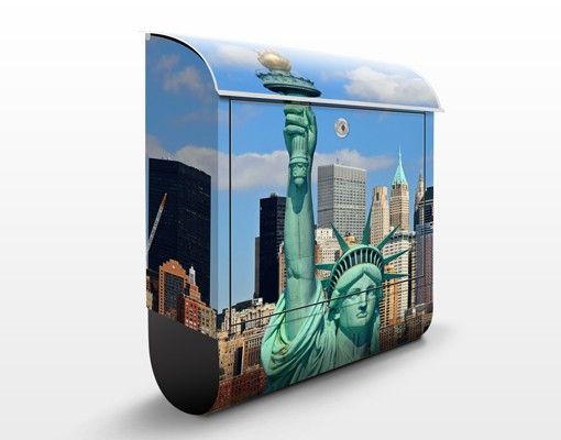 Design Briefkasten New York Skyline