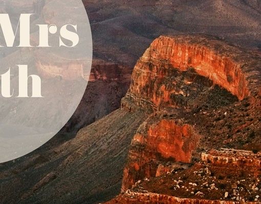 Briefkasten Design Wunschtext Grand Canyon nach dem Sonnenuntergang