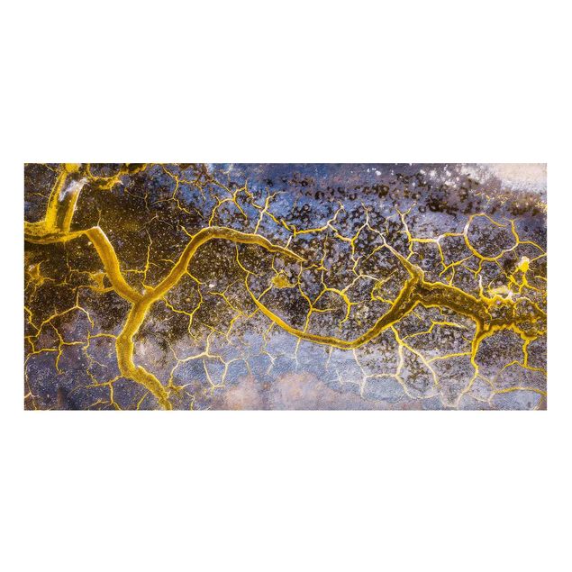 Magnettafel - Gelbes Salzgeflecht - Panorama Querformat