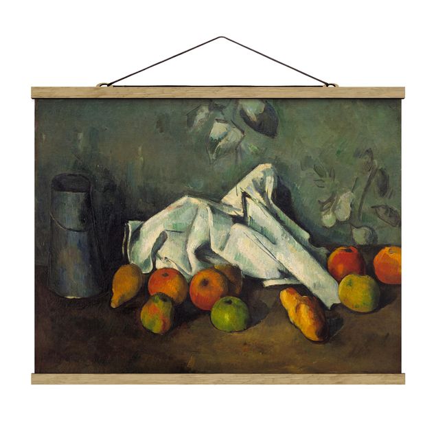 Kunststile Paul Cézanne - Milchkanne und Äpfel