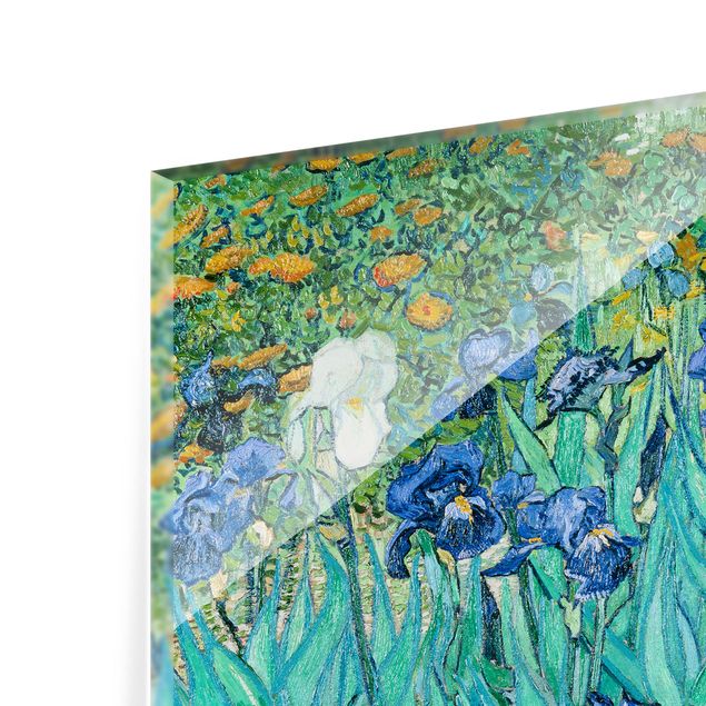 Spritzschutz Blumen Vincent van Gogh - Iris