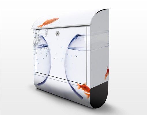 Briefkasten Design Flying Goldfish