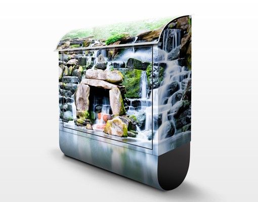 Design Briefkasten Wasserfall