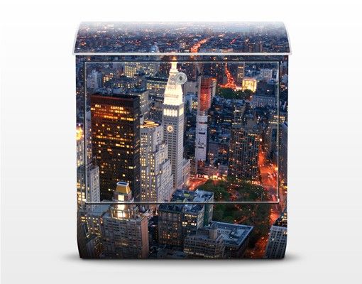 Design Briefkasten Manhattan Lights