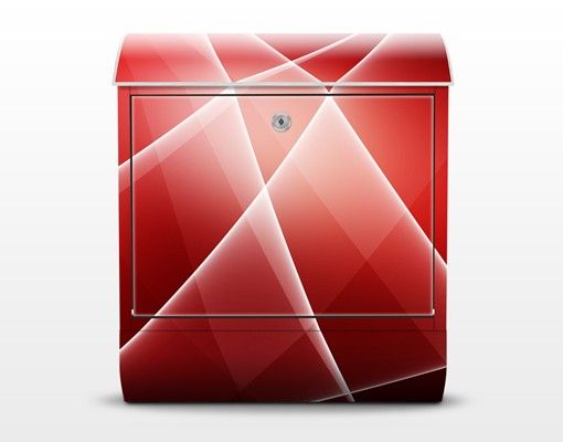 Briefkasten Design Red Reflection