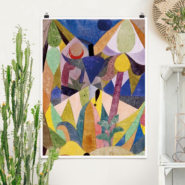 Küche Dekoration Paul Klee - Mildtropische Landschaft