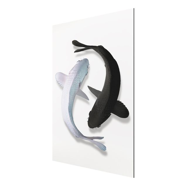 Wandbilder Kunstdrucke Fische Ying & Yang