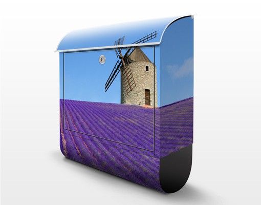 Briefkasten modern Lavendelduft in der Provence