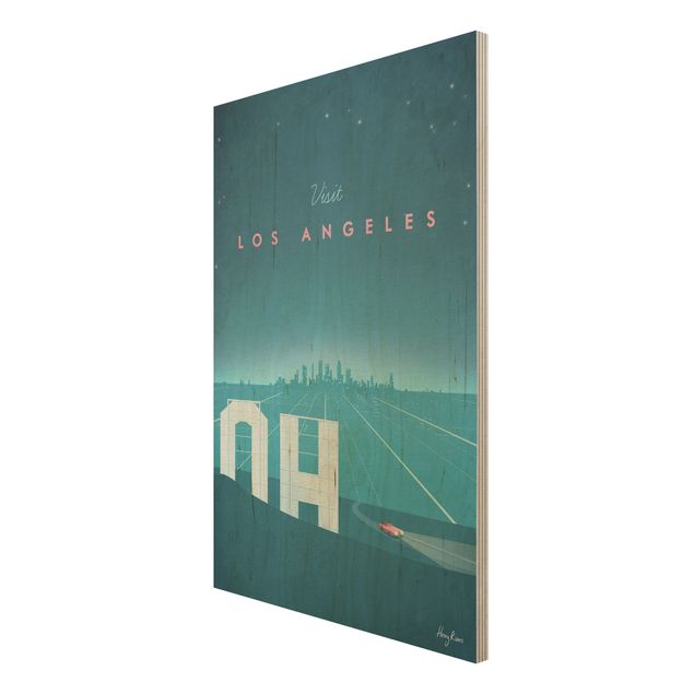 Henry Rivers Kunstdrucke Reiseposter - Los Angeles