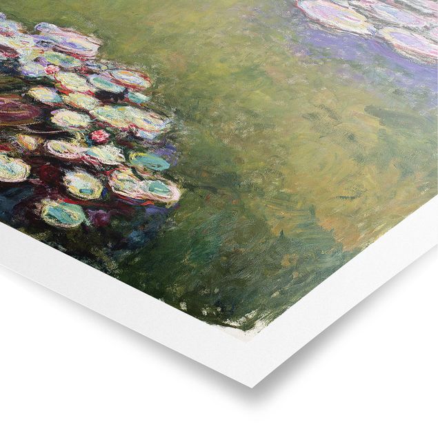 Wandbilder Landschaften Claude Monet - Seerosen