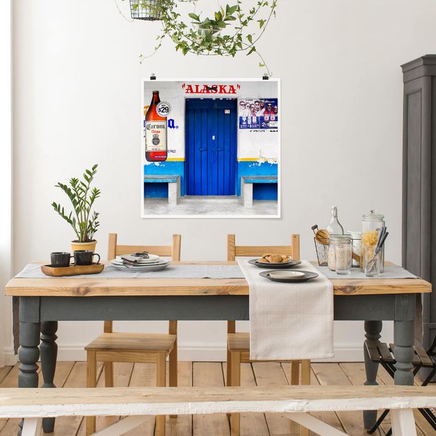 Küche Dekoration ALASKA Blue Bar