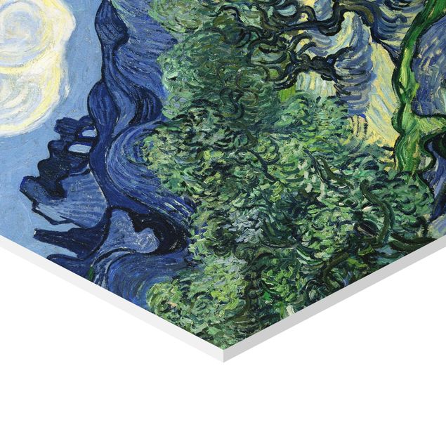 Wandbilder Kunstdrucke Vincent van Gogh - Olivenbäume
