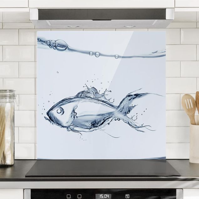Küche Dekoration Liquid Silver Fish