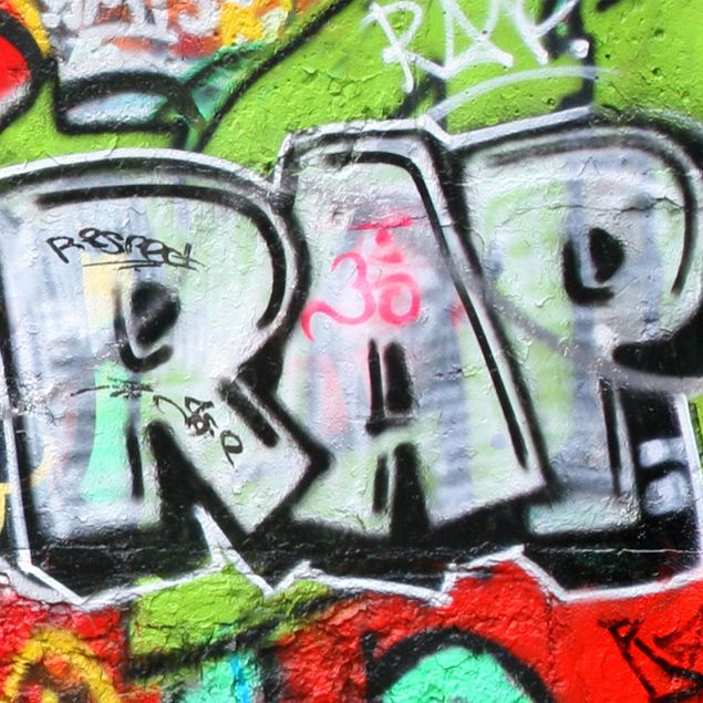 Tisch Klebefolie Graffiti Wall