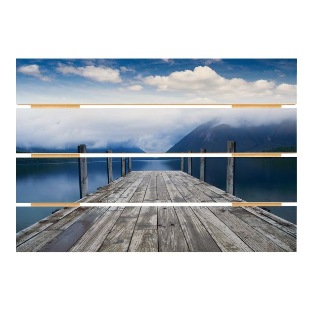 Holzbilder Nelson Lakes National Park Neuseeland