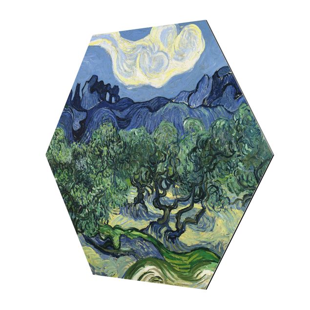 Wandbilder Bäume Vincent van Gogh - Olivenbäume