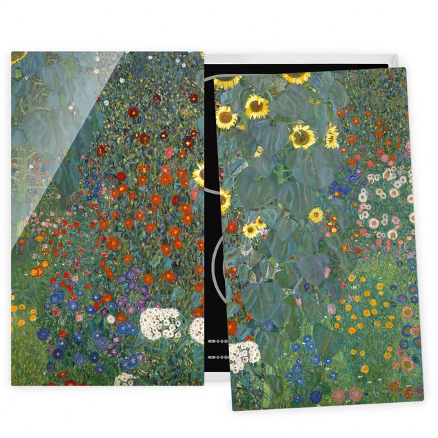 Wandbilder Art Deco Gustav Klimt - Garten Sonnenblumen