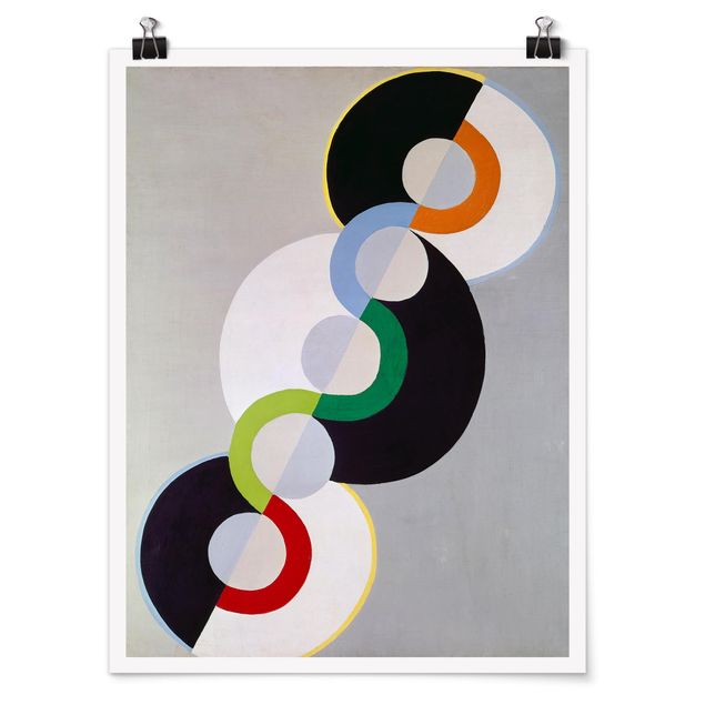 Poster abstrakt Robert Delaunay - Endloser Rhythmus