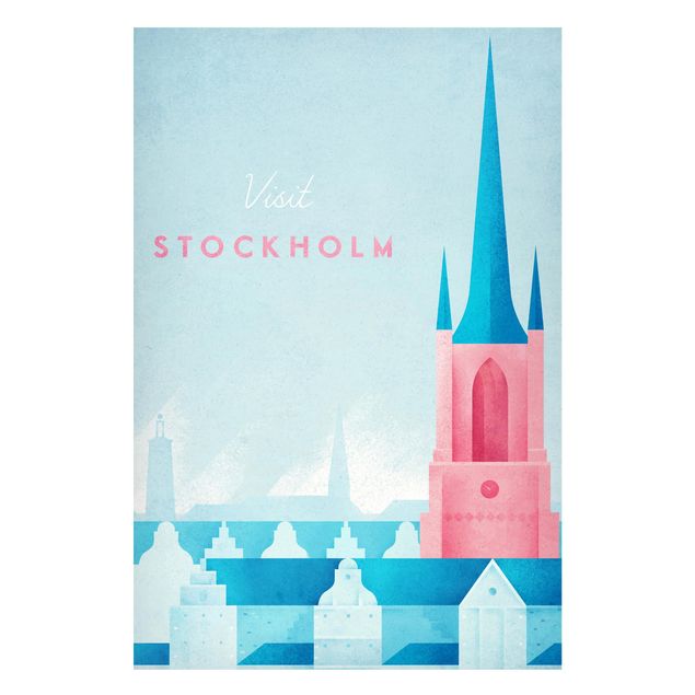 Wandbilder Architektur & Skyline Reiseposter - Stockholm