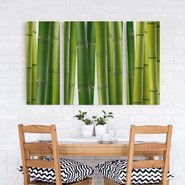 Leinwand Bambus Bambuspflanzen