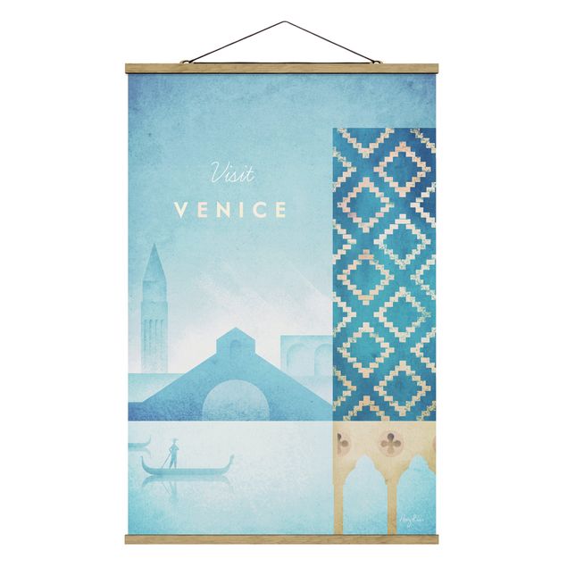 Wandbilder Kunstdrucke Reiseposter - Venedig
