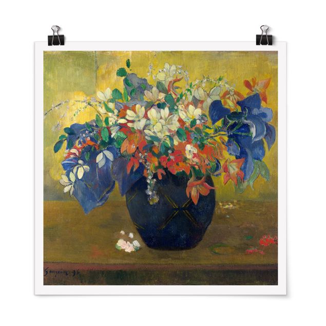 Kunststile Paul Gauguin - Vase mit Blumen