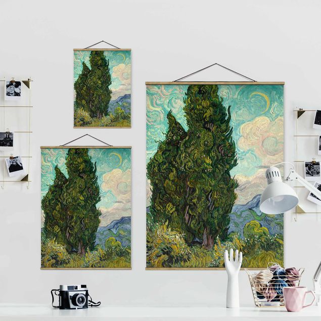 Wandbilder Bäume Vincent van Gogh - Zypressen