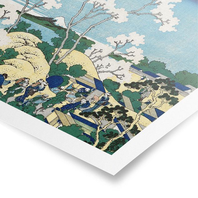 Poster Vintage Katsushika Hokusai - Der Fuji von Gotenyama