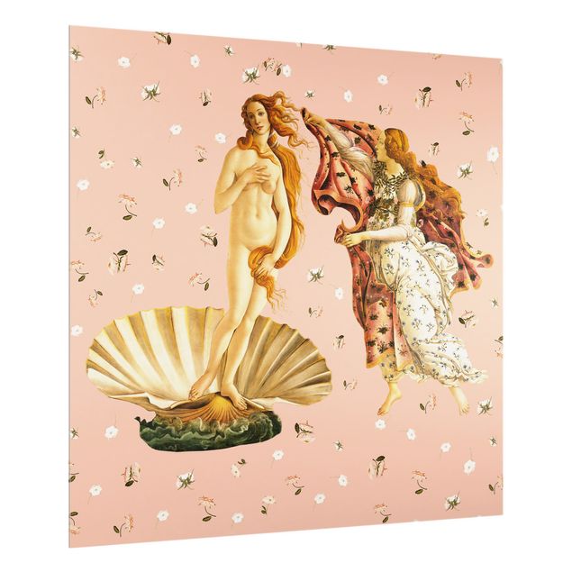 Uta Naumann Bilder Die Venus von Botticelli auf Rosa