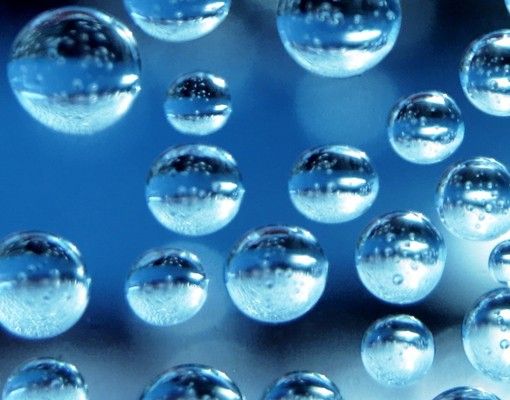 Waschbeckenunterschrank - Dark Bubbles - Badschrank Blau