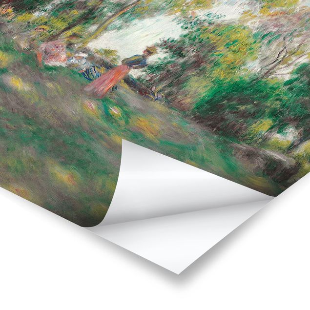 Poster Naturbilder Auguste Renoir - Landschaft mit Figuren