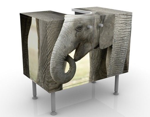 Waschbeckenunterschränke Grau Elefantenliebe