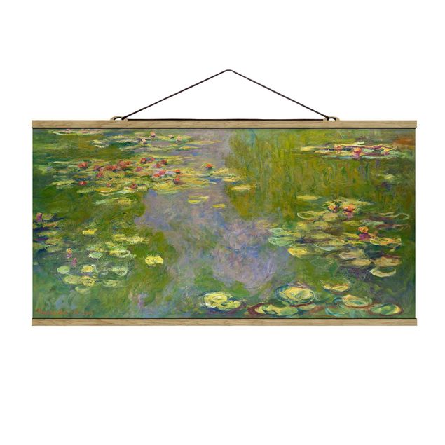 Wandbilder Floral Claude Monet - Grüne Seerosen