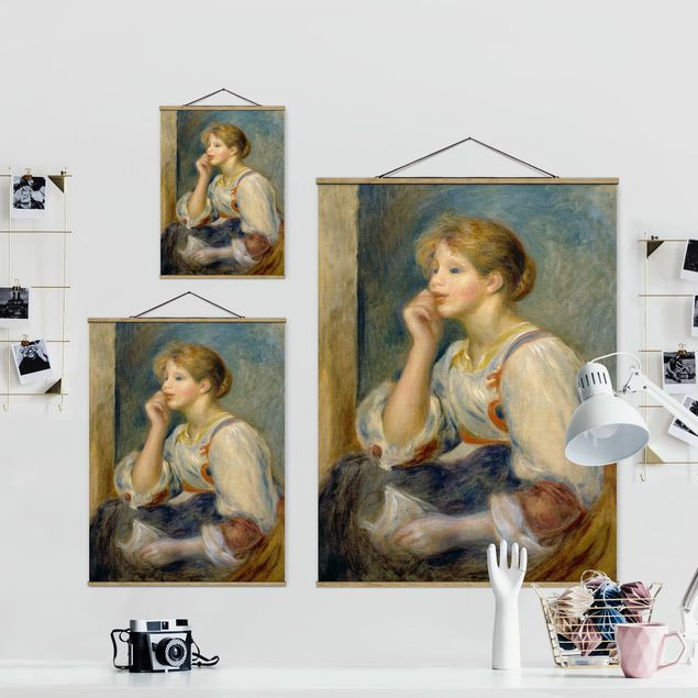 Wandbilder Modern Auguste Renoir - Junges Mädchen mit Brief