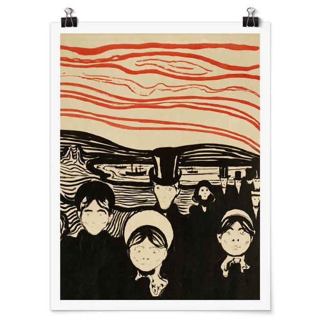 Kunststile Edvard Munch - Angstgefühl