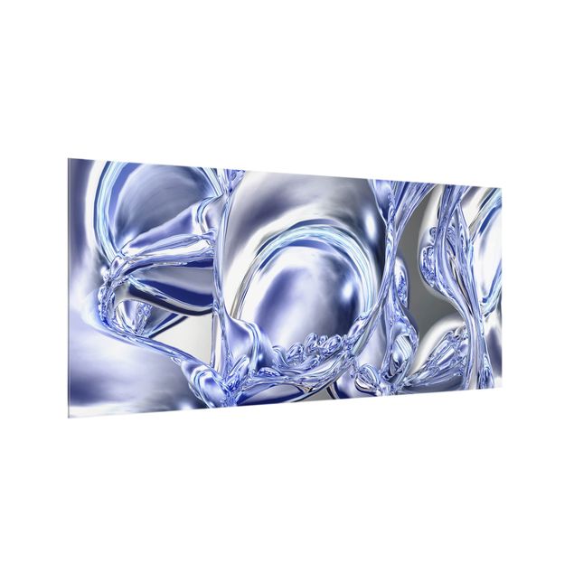 Spritzschutz Glas - Liquid Smoke - Querformat - 2:1