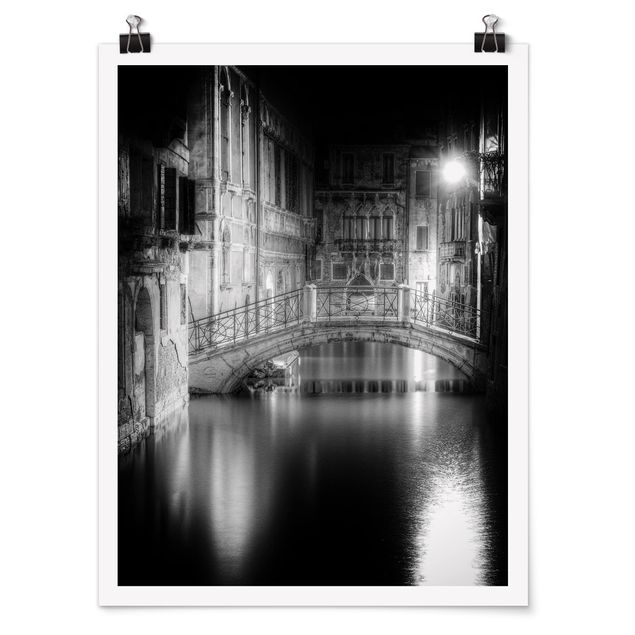 Städteposter Brücke Venedig