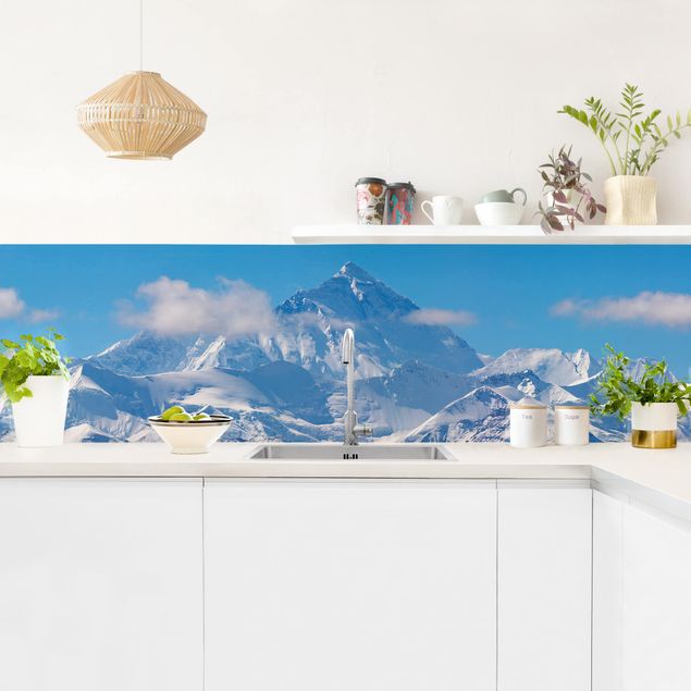 Küchenspiegel Glas Mount Everest