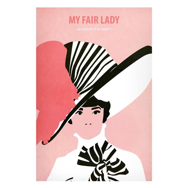 Wandbilder Federn Filmposter My fair Lady